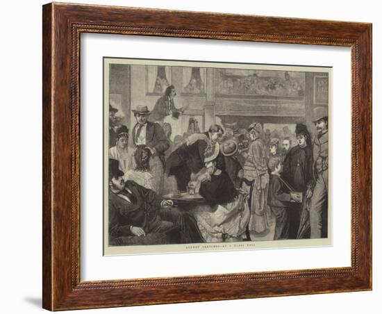 London Sketches, at a Music Hall-Sir James Dromgole Linton-Framed Giclee Print