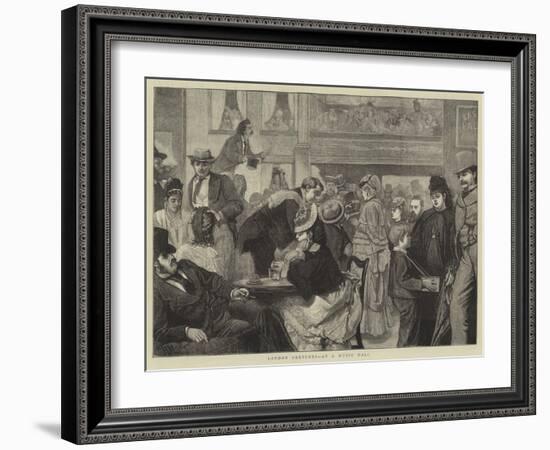 London Sketches, at a Music Hall-Sir James Dromgole Linton-Framed Giclee Print