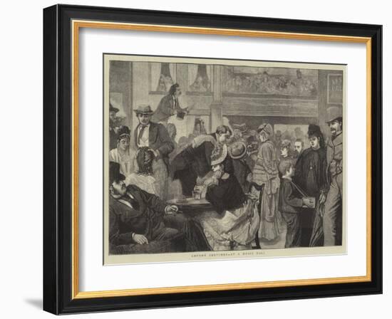 London Sketches, at a Music Hall-Sir James Dromgole Linton-Framed Giclee Print