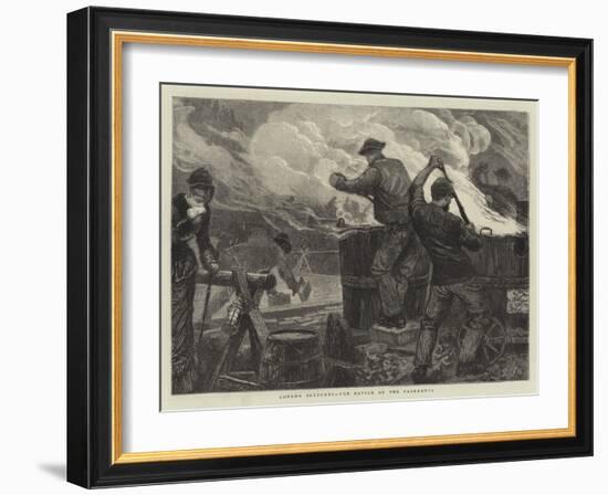 London Sketches, the Battle of the Pavements-Edward Frederick Brewtnall-Framed Giclee Print