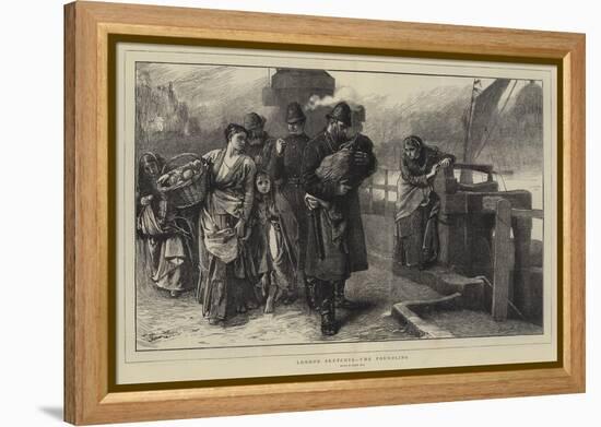 London Sketches, the Foundling-Frank Holl-Framed Premier Image Canvas