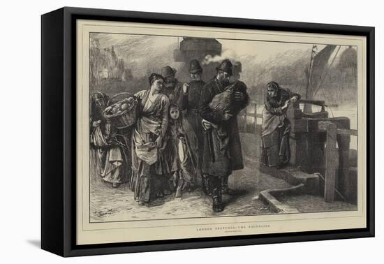 London Sketches, the Foundling-Frank Holl-Framed Premier Image Canvas