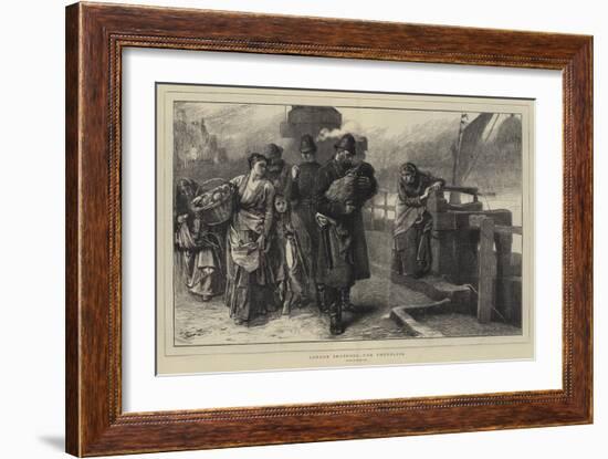 London Sketches, the Foundling-Frank Holl-Framed Giclee Print