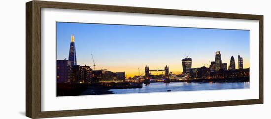 London Skyline Panoramic-chrisd2105-Framed Photographic Print