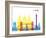 London Skyline Pop-paulrommer-Framed Art Print