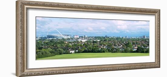 London Skyline Showing Wembley Stadium, London, England, United Kingdom, Europe-Graham Lawrence-Framed Photographic Print