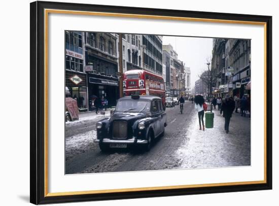 London Snow-null-Framed Photographic Print