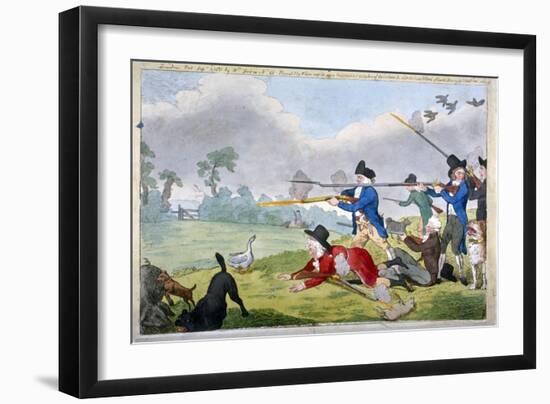 London Sportsmen, or the Cockney's Journal of the First of September, 1821-null-Framed Giclee Print