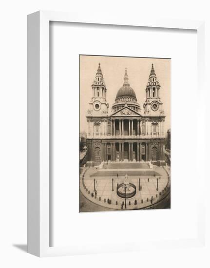 'London, St. Paul's Cathedral', 1924, (c1900-1930)-Unknown-Framed Photographic Print