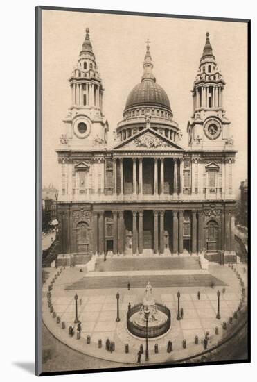'London, St. Paul's Cathedral', 1924, (c1900-1930)-Unknown-Mounted Photographic Print