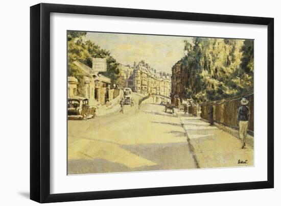 London Street, Bath, looking towards Walcot-Walter Richard Sickert-Framed Giclee Print