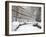 London Street in Snow, Notting Hill, London, England, United Kingdom, Europe-Mark Mawson-Framed Photographic Print