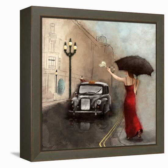 London Streets I-SD Graphics Studio-Framed Stretched Canvas