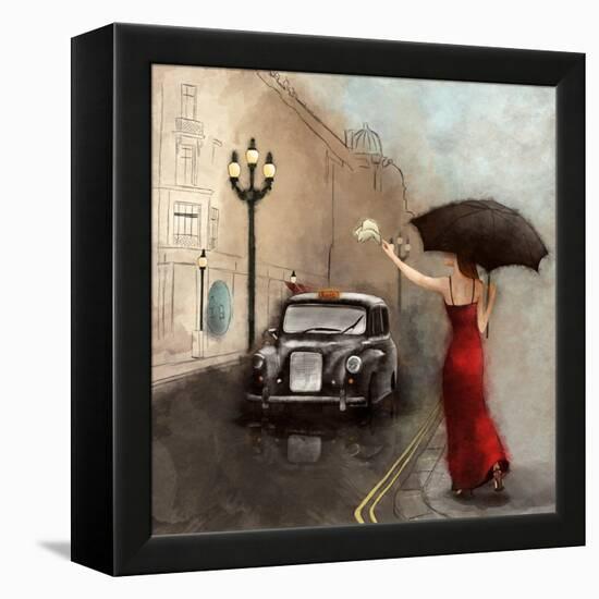 London Streets I-SD Graphics Studio-Framed Stretched Canvas