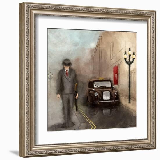 London Streets II-SD Graphics Studio-Framed Art Print