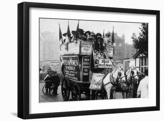 London: Suffragettes, 1909-null-Framed Giclee Print