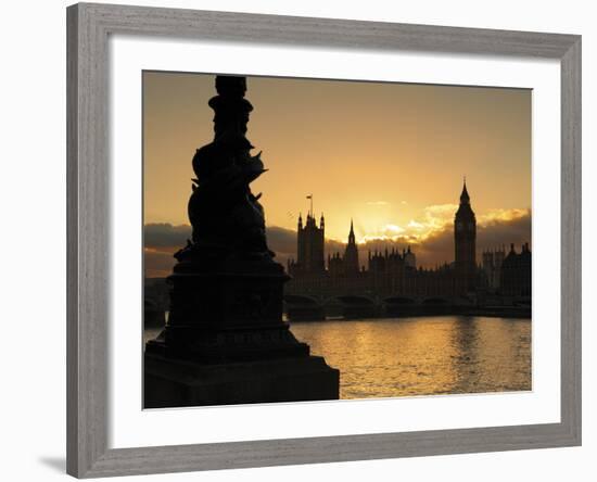 London Sunrise-Joseph Eta-Framed Giclee Print