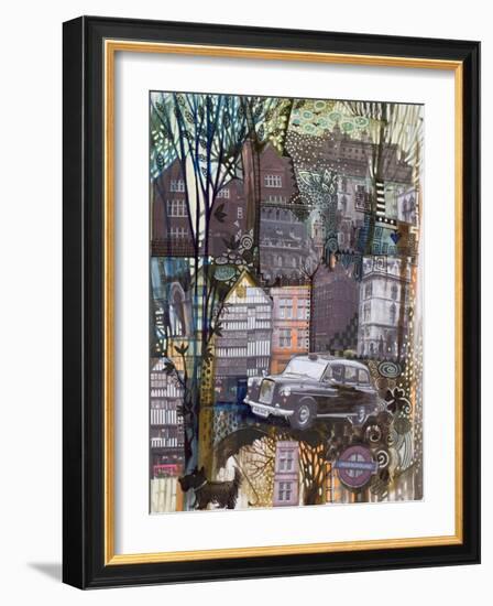 London Taxi-Oxana Zaika-Framed Giclee Print