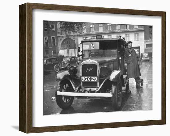 London Taxis-Hans Wild-Framed Photographic Print