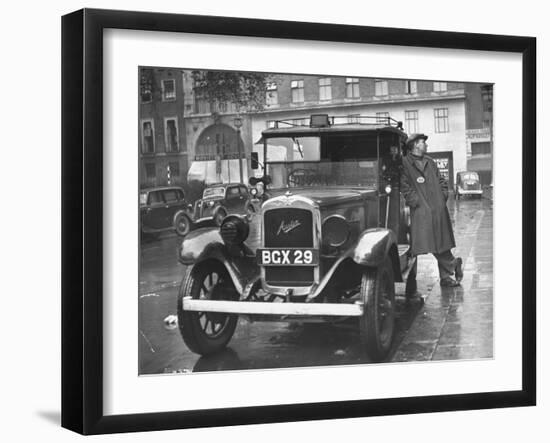 London Taxis-Hans Wild-Framed Photographic Print