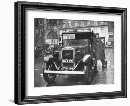 London Taxis-Hans Wild-Framed Photographic Print