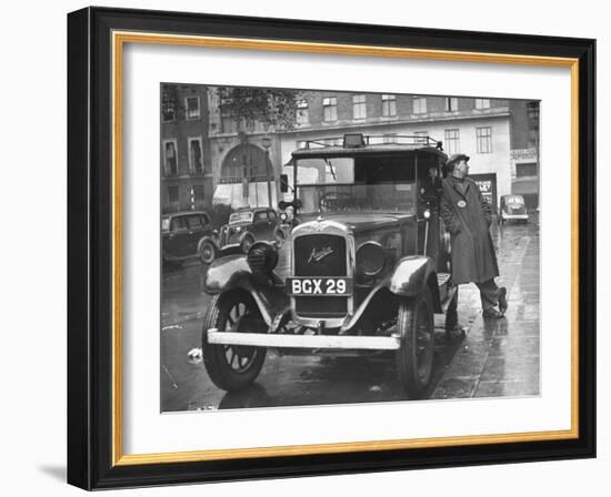 London Taxis-Hans Wild-Framed Photographic Print