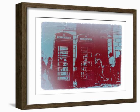 London Telephone Booth-NaxArt-Framed Art Print