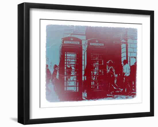 London Telephone Booth-NaxArt-Framed Art Print