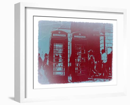 London Telephone Booth-NaxArt-Framed Art Print