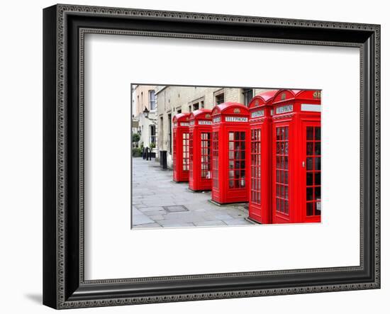 London-Telephone Covent Garden-null-Framed Art Print