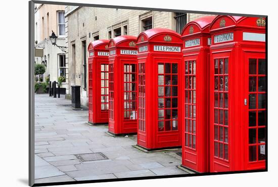 London-Telephone Covent Garden-null-Mounted Art Print