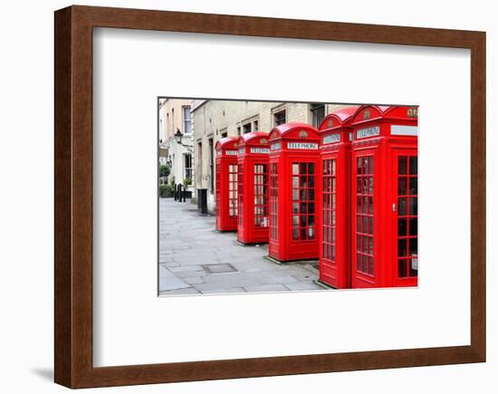 London-Telephone Covent Garden-null-Framed Art Print