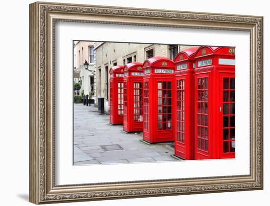 London-Telephone Covent Garden-null-Framed Art Print