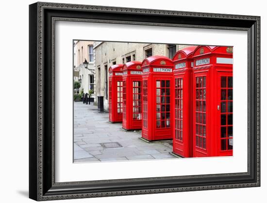 London-Telephone Covent Garden-null-Framed Art Print