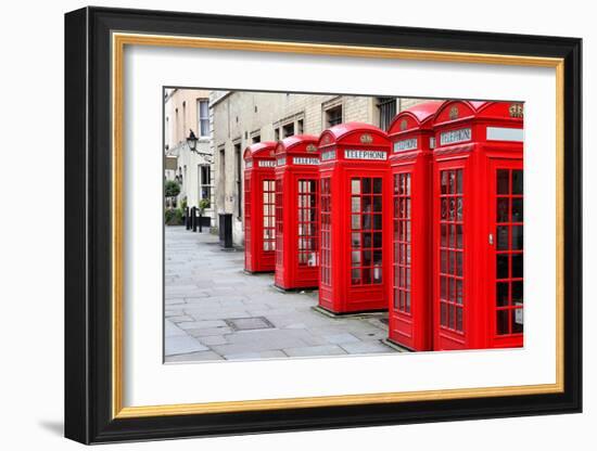 London-Telephone Covent Garden-null-Framed Art Print