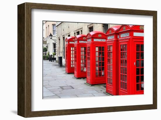 London-Telephone Covent Garden-null-Framed Art Print