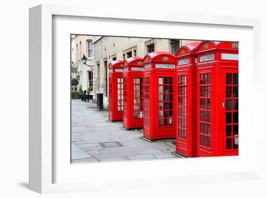 London-Telephone Covent Garden-null-Framed Art Print