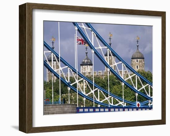 London, the Tower of London and Tower Bridge, England-Paul Harris-Framed Photographic Print