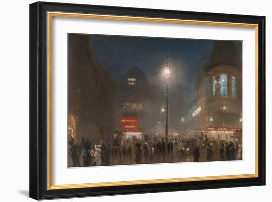 London Theatreland, c.1910-George Hyde Pownall-Framed Giclee Print