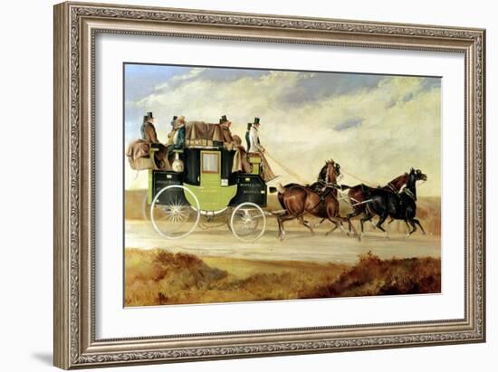 London to Bristol and Bath Stage Coach-Charles Cooper Henderson-Framed Giclee Print