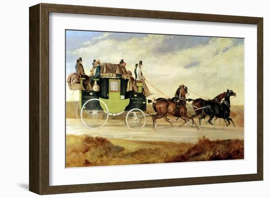 London to Bristol and Bath Stage Coach-Charles Cooper Henderson-Framed Giclee Print