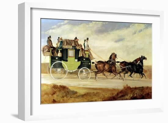 London to Bristol and Bath Stage Coach-Charles Cooper Henderson-Framed Giclee Print