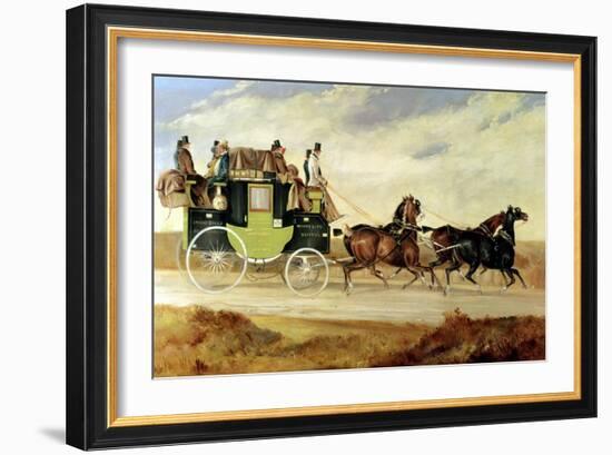 London to Bristol and Bath Stage Coach-Charles Cooper Henderson-Framed Giclee Print