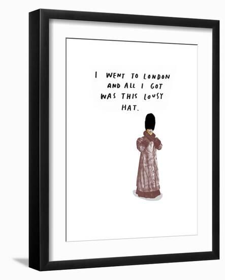 London Tourist-Hanna Melin-Framed Giclee Print