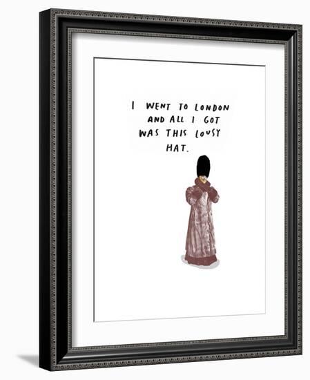 London Tourist-Hanna Melin-Framed Giclee Print