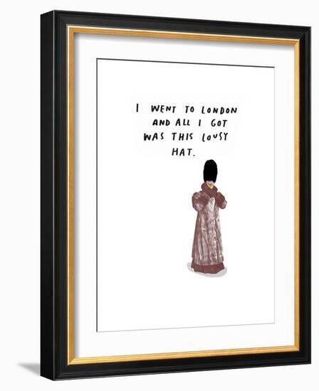 London Tourist-Hanna Melin-Framed Giclee Print