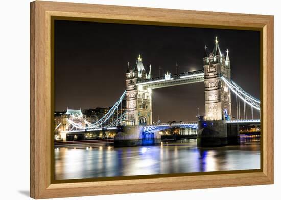 London Tower Bridge across the River Thames-Mohana AntonMeryl-Framed Premier Image Canvas
