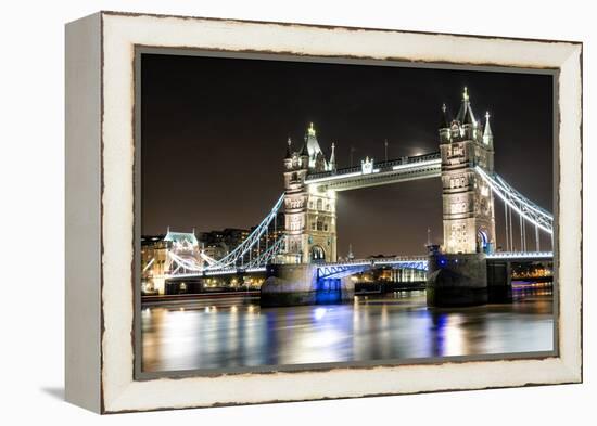 London Tower Bridge across the River Thames-Mohana AntonMeryl-Framed Premier Image Canvas