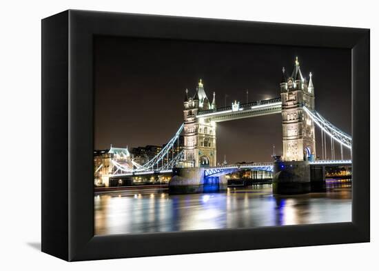 London Tower Bridge across the River Thames-Mohana AntonMeryl-Framed Premier Image Canvas