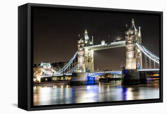 London Tower Bridge across the River Thames-Mohana AntonMeryl-Framed Premier Image Canvas